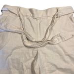 J.Crew Cream Baggy Wide Leg‎ Linen Blend Tie Front Womens Pants Sz 10 Photo 1