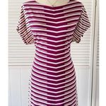 Apt. 9  Purple White Patterned Short Sleeve Flowy Dress (NWT) Photo 0