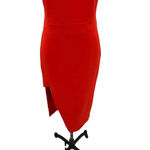 TALULAH Losing My Mind Midi Dress Tangerine Orange Size Medium / US 6 Photo 5