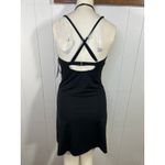 Athleta New! Scoop Swim Workout Mini Dress in Black Size XS Beach Gym Run NWT Photo 3
