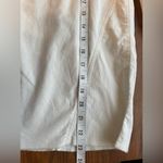 7 For All Mankind Wide Leg Bermuda Shorts Size 28 White Corduroy Low Waist Retro Photo 9