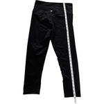 Forever 21   Athletic Sporty Black Leggings with Pink Accent Drawstring Sz M Photo 6