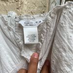 Chic White Floral Dress with Embroidery Size M Photo 3