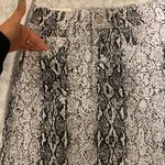American Bazi Snake Skin Denim Skirt New Size Small Photo 2