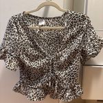 Dress Up Cheetah Tie Up Dress Top Photo 0
