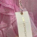 Love Shack Fancy Natasha Pink Mini Dress Photo 1