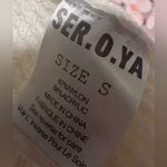 SER.O.YA $245 Dress Iris White Ribbed Knit Maxi Tank Slit Racerback Bodycon Photo 3