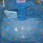 Lilly Pulitzer Large PVS Seashell Print Tote Beach Bag Photo 11