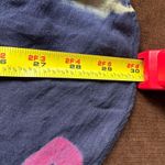 Lerner Vintage Blue Pink Purple Green Orange Tie Dye Long Button Blouse SZ S Photo 8