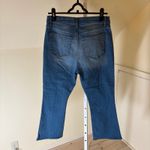 Loft  EUC Women's Kick Crop Jean High Rise Button Fly Size 28/6 Petite Photo 5
