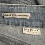 NYDJ Jeans Womens 16 Blue Light Wash Jenna Straight Ankle Rolled Raw Hem Casual Photo 5