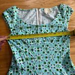 Kate Spade  Florence Broadhurst Atomic Green Solar Dress Size 4 Cap Sleeve Photo 4