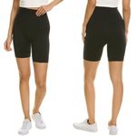 We Wore What  Biker Active Shorts in Solid Black size M NWT Photo 1