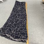 J.Jill Women's XL Floral Flare Skirt Elastic Waist Side Zip Theater Church Work Photo 5