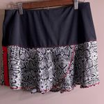 Lucky in love snake print athletic skort large 12 Black Photo 8