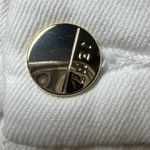 JEN7 Bermuda Shorts High Rise White Denim Everyday Casual Size 14 Photo 5