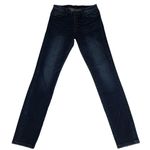 Vervet Flying Monkey Jeans Mid Rise Skinny Size 28 Blue Button Front Stretch Dark Wash Photo 0