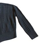 Como vintage  Black Classic Stretchy Pullover Sweater Crew Neck Size Medium Women Photo 6