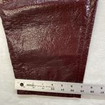 ASOS Jeans Womens 32x32 Oxblood Vinyl Mid Rise 90's Straight Leg Photo 5