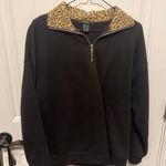 Forever 21  Black Quarter Zip Up Top Photo 1