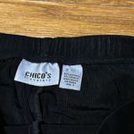 Chico's Chico Travelers Flowy Black Cropped Palazzo Pants Photo 1
