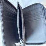 No Boundaries  Y2K Black Angel Blue Bead Zip Around Coin Bill Womens Wallet Photo 9