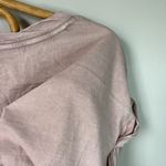 Aerie  Short Sleeve Oversized Pink Pocket Tee Women's Medium Photo 3