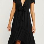 Abercrombie & Fitch Ruffle Hem Midi Dress Photo 0