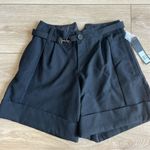 Marc by Marc Jacobs  NWT Virgin Wool Trouser Pleated Utility Shorts Black Size XS Photo 6