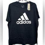 Adidas  Woman Badge of Sport Cotton Tee Black/white/ Photo 1