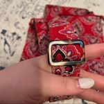 Vera Bradley  Red Bandana Quilted Adjustable Cross Body Bag Photo 2