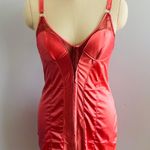 Urban Outfitters Satin Corset Bustier Dress- Salmon- Size Large Photo 4