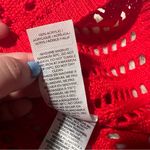 Edikted  Leola Ladder Knit Mini Skirt Red L Photo 12