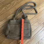 Studio 1010 Beige Crochet Knit Shoulder Bag Tan Photo 7