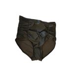 Shapermint Essentials Black High Waist Bikini Bottom Women's XL Ruched Sides New Photo 1