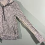 Free People FP Movement Heather Grey Markle Mesh Half Zip Hoodie Size M Photo 5
