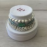 Bomb Party Tell Me About It Stud Bracelets OS EUC IN BOX Silver Photo 1