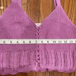 Jolie & Joy Women's Pink Knit Top Purple Size L Photo 2