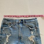 Abercrombie & Fitch  High Rise Mom Shorts 26 / 2 Distressed Denim Cutoff Light Wa Photo 3