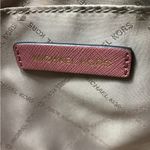 Michael Kors Cindy Dome Satchel Saffiano Leather Bag Pink Classic Elegant Classy Photo 10