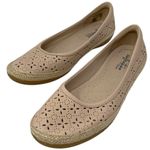 Clarks Collection “Danelly Art” Perforated Slip-On Flats Blush Women’s Size 6.5W Photo 3