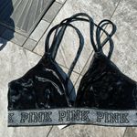 PINK - Victoria's Secret Black velvet bra by Pink Photo 0