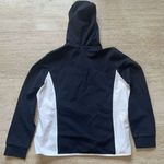 Saks 5th Avenue Saks Fifth Avenue‎ Women's Hoodie Long Sleeves Full Zip Black White Block XL Photo 5