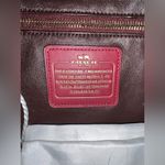 Coach 🔥🎁NWT! NOMAD Burnished Leather Hobo Handbag Black Cherry Msrp:$495.00 Photo 10