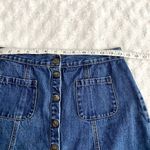 Urban Outfitters  BDG Blue Denim Button-front Retro 70s A-line Mini Skirt M Photo 7