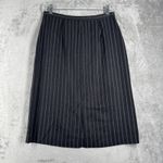 Jaclyn Smith  Skirt Pinstripe Career Wear Business Casual A-Line‎ Vintage Size 4 Photo 2