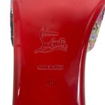 Christian Louboutin  Nicol is Back Floral Satin Flat Slide Size 40 Photo 12