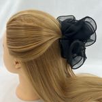 Black Vintage Hairbow Photo 4