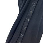 HATCH Button Front Ribbed Maxi Dress Women’s Size Medium Black Long Sleeve Photo 9