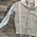 The North Face  full-zip jacket light pink collar red stitching, size womens M # Photo 8